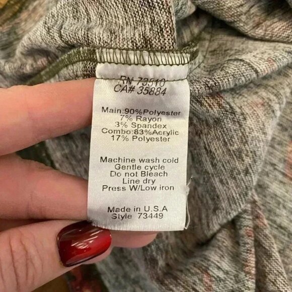 UNCLE FRANK Anthropologie Floral Print mini Dress size Small Tier Sleeve - Picture 6 of 6